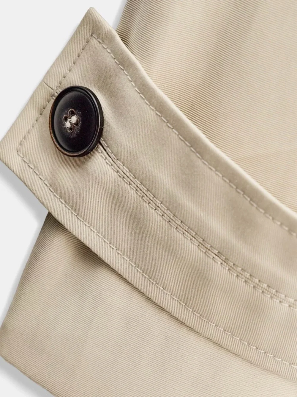 Zara Beige Cropped Trench Coat - Picture 8 of 8